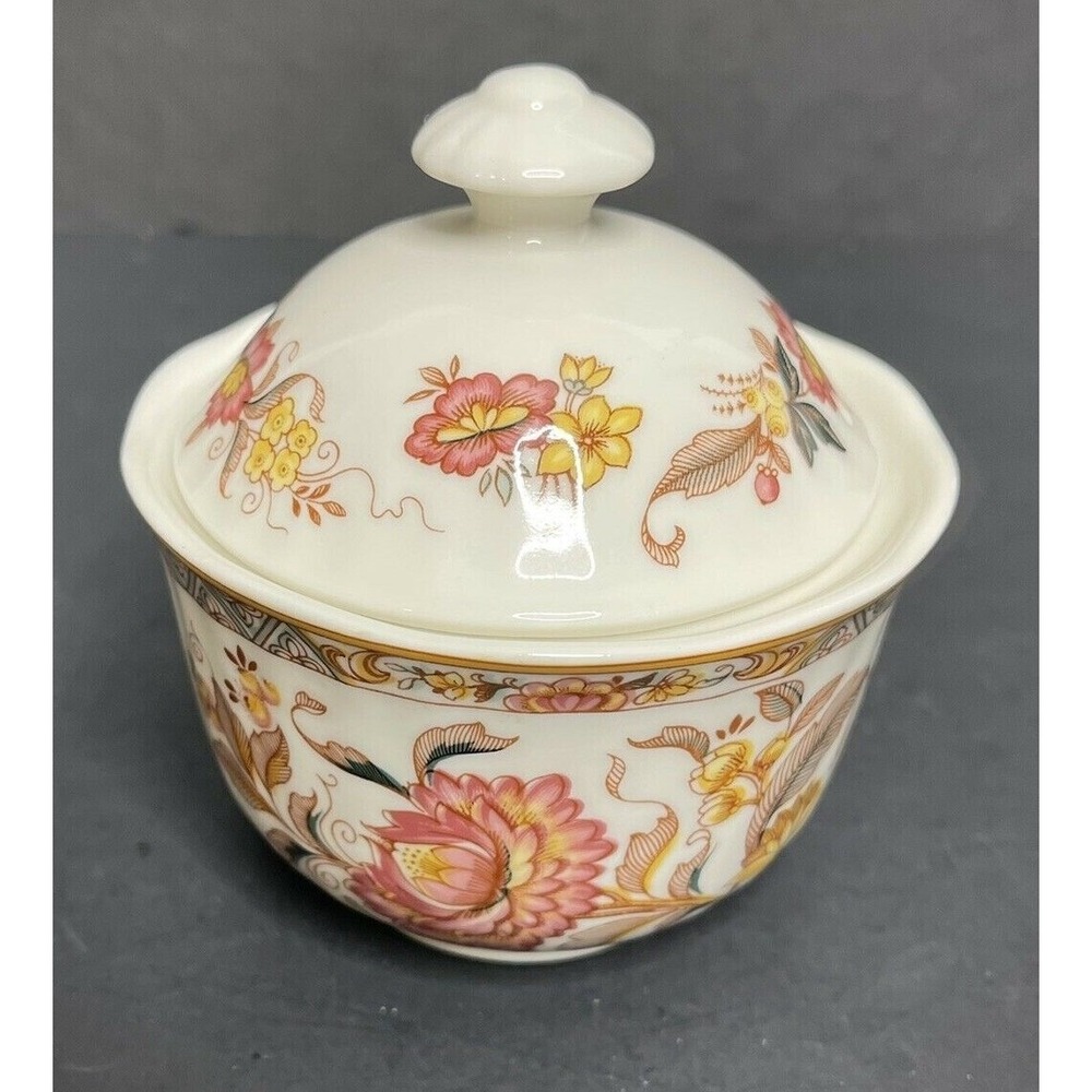 Eschenbach Feinkeramik CERANOVA Sugar Bowl with Lid Hand Painted Inglaze Vintage
